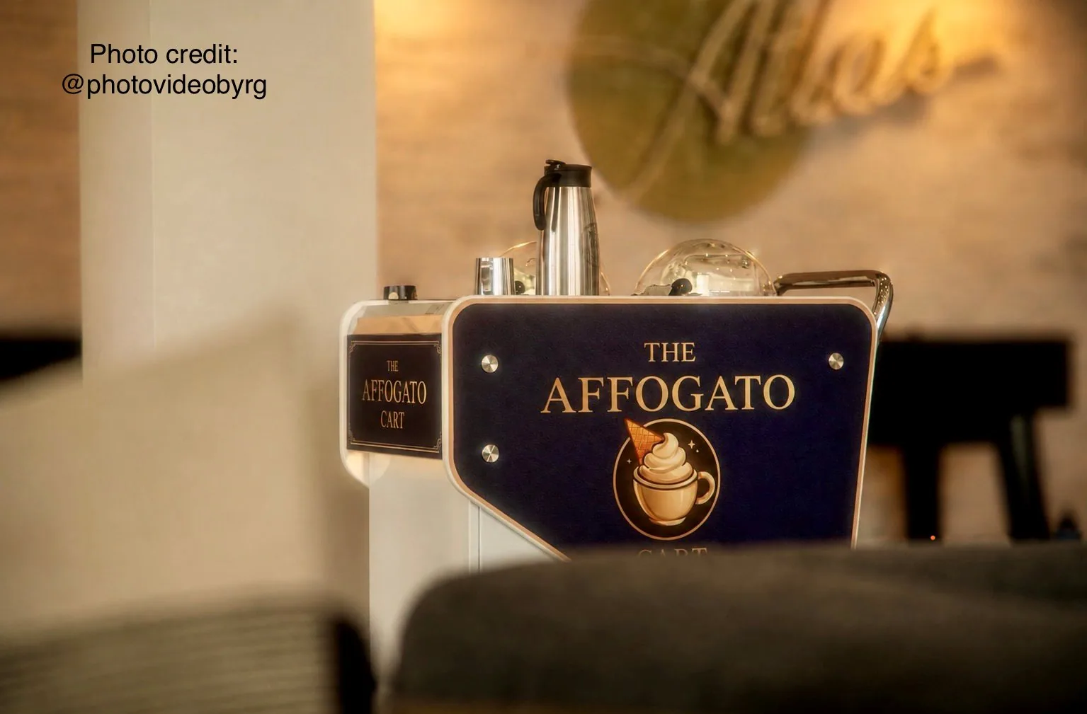 The Affogato Cart ready to serve at a venue