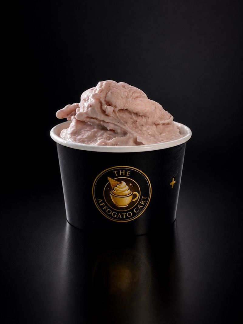 Strawberry gelato